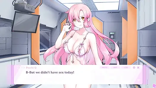 Adegan 2 kaiju princess - muncrat sambil sepong dan mandi
