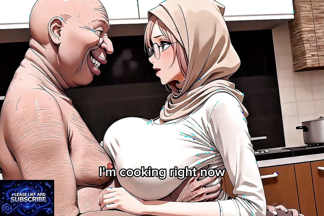 Hijab girl sex with many men to pregnant couple times - 3d hentai