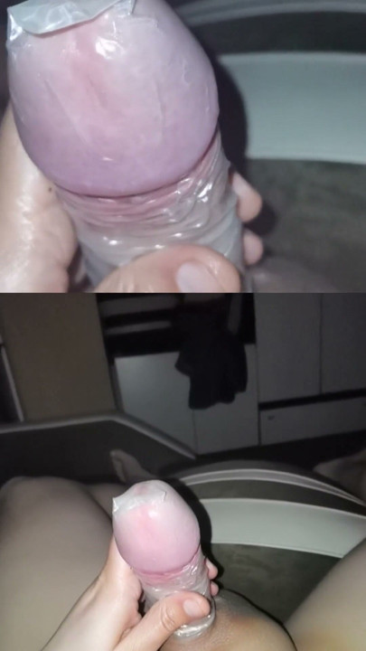 Loud Moaning Cum In A Condom After I Caught My Bestie Taking A Shower | Clip 2