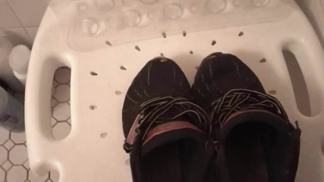 fun with ex gf sneakers