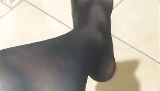 Nyllady Shoeplaying and Dangling in a Furniture Shop