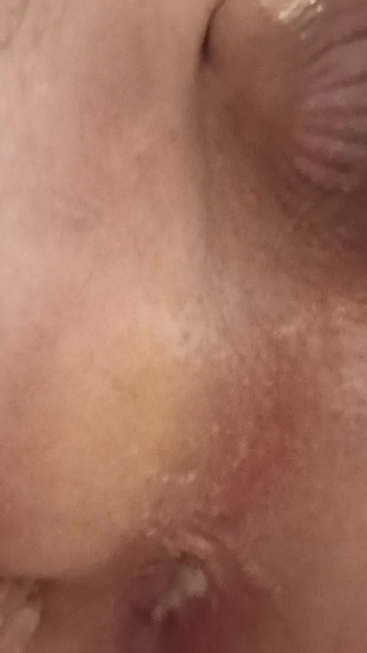 Big asshole pulsating. Gape me lick me. Play wih my hole, suck my big cock.