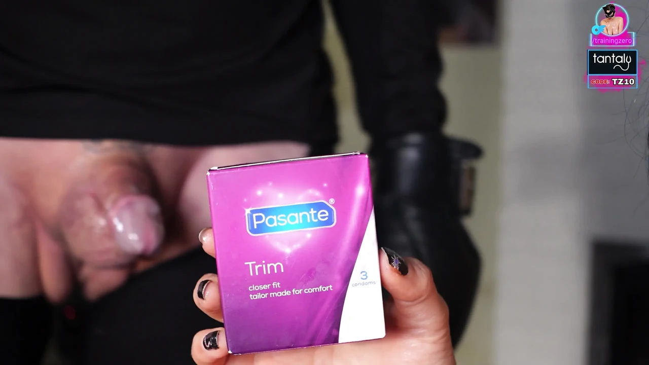 Training Zero Fake Chastity Cumshot Release Orgasm Tease & Denial with Tantaly Sex Doll
