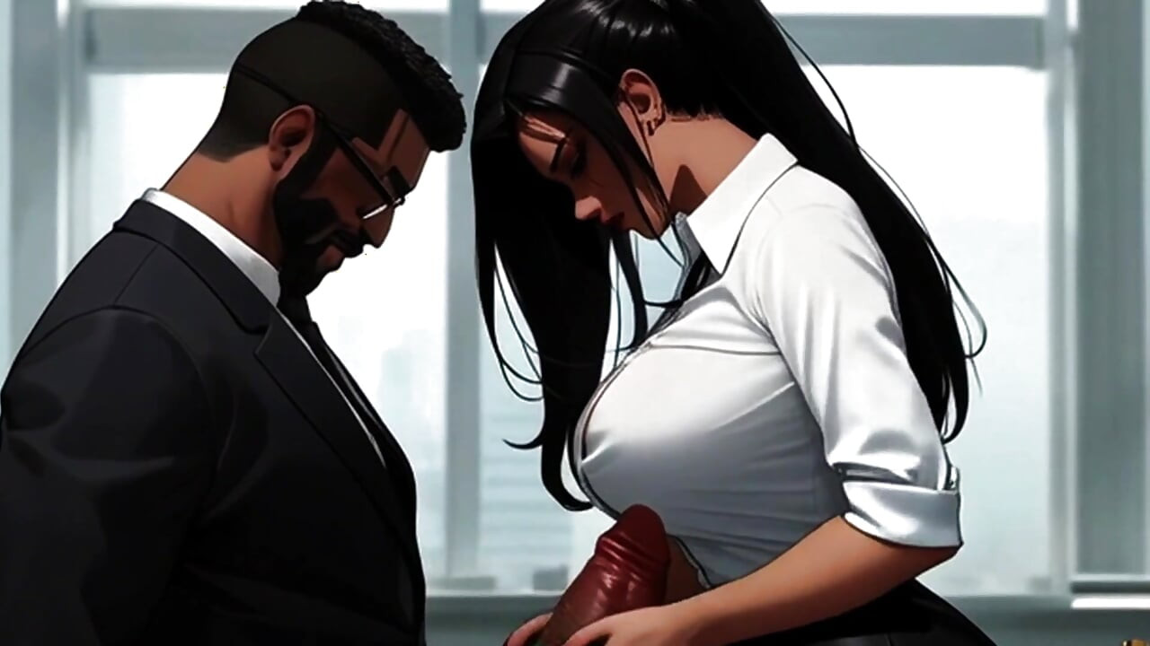 Sexy Secretaries Love Showing Off Their Big Natural Tits