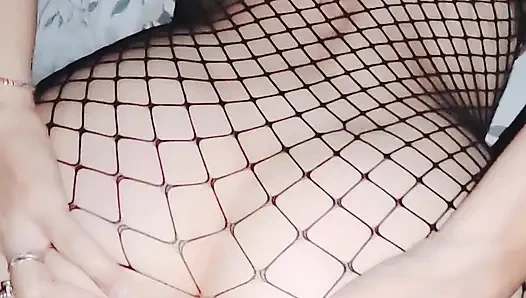 Pov slow anal with skinny milf model in stockings