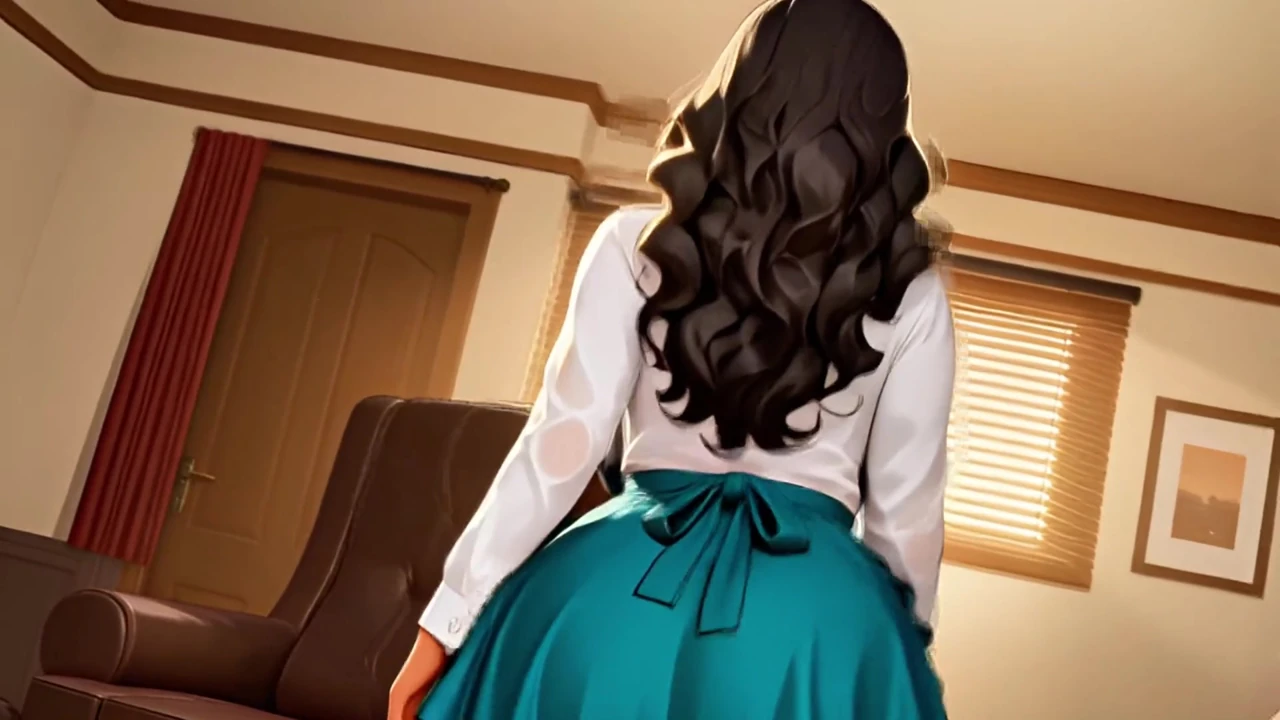 Azgın Dominikli MILF Kuaförü Müşteriye Tıslak Vajina Teslim Ediyor - Sansürsüz Hentai - Ai