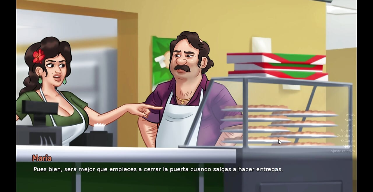 Stiefmutter geht ins badezimmer, um ihren stiefsohn zu masturbieren