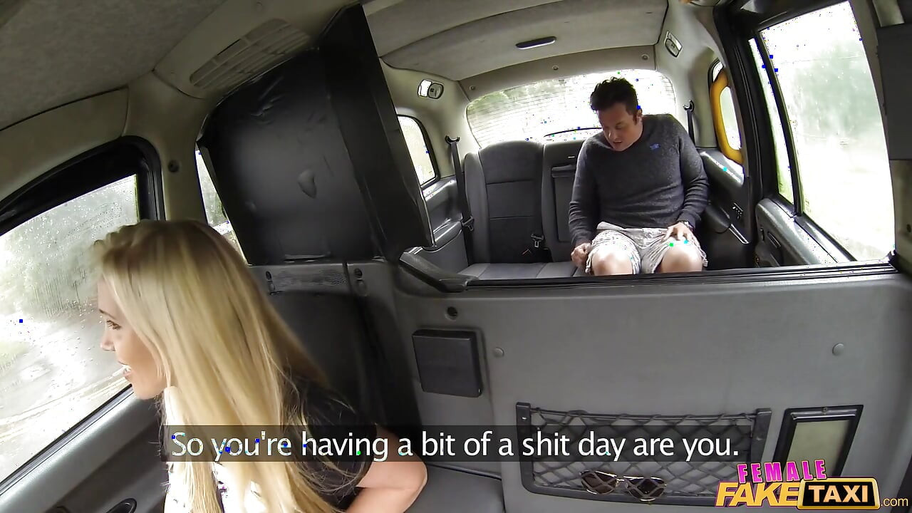 Female Fake Taxi - Busty Driver Gives Stranded Builder Outdoor Sex & a Deep Throat Ride