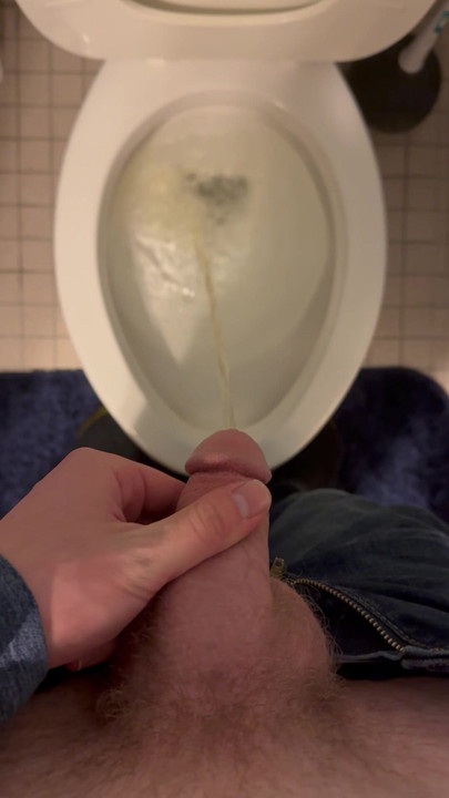 Quick piss before I shower 4