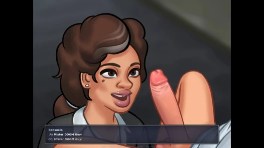 My Latina Maid begs for my cock in summertime Saga all scenes with Consuela compilation