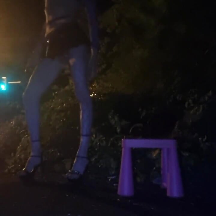 A whore in a mini-skirt with her ass, on the edge of the N7 in Brunoy. 2h00 Vanessabitchx Parischiennetrvprod⁹¹