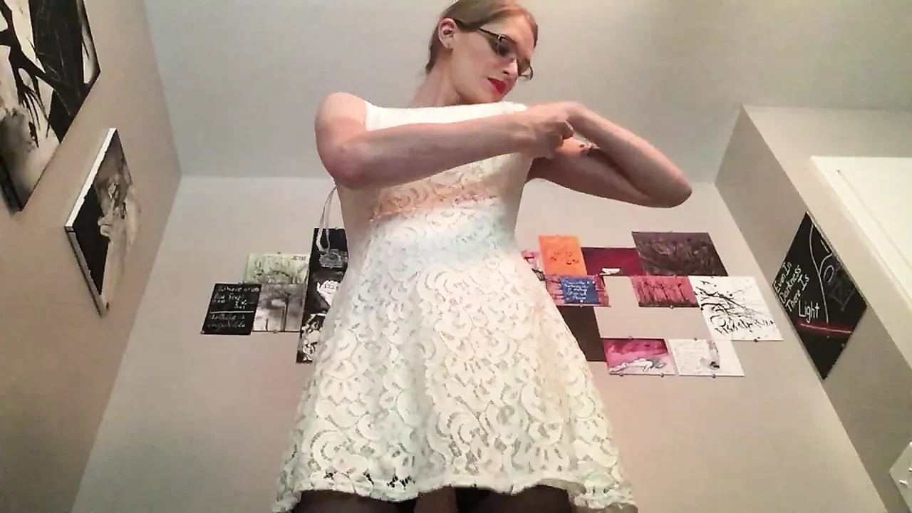 Sissy getting ready for Daddy