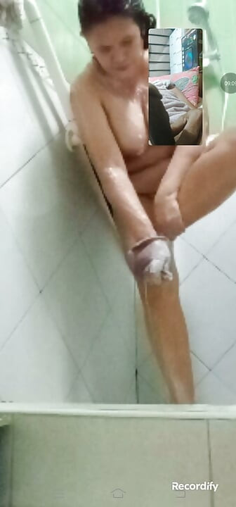 I make a video call this morning  .we musterbate together via. Skype