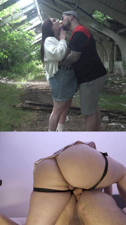 SH în public sexy pe vreme însorită