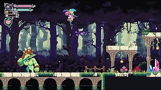 Flip Witch Pixel HENTAI Game Ep.8 - bruxa de gênero e rainha dos duendes gigantes briga!