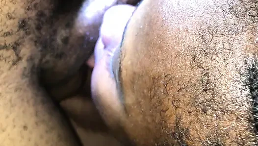 African Teen Sloppy Blow Job Homemade With Neighbour's Son  POV