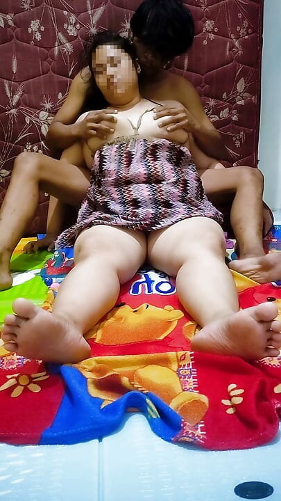 Showing off Her Sexy Body. by Wearing Lingerie. in Front of a Foreign Man.
