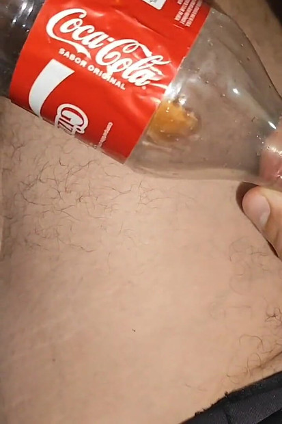 Boy Gets His Dick Stuck in a Coca-cola Bottle