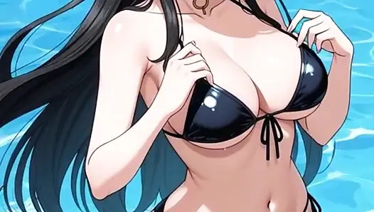 Üvey anne mayo giyerken yüzme havuzunda videolarla üvey oğlunu baştan çıkarıyor - edepsiz 31 talimatı