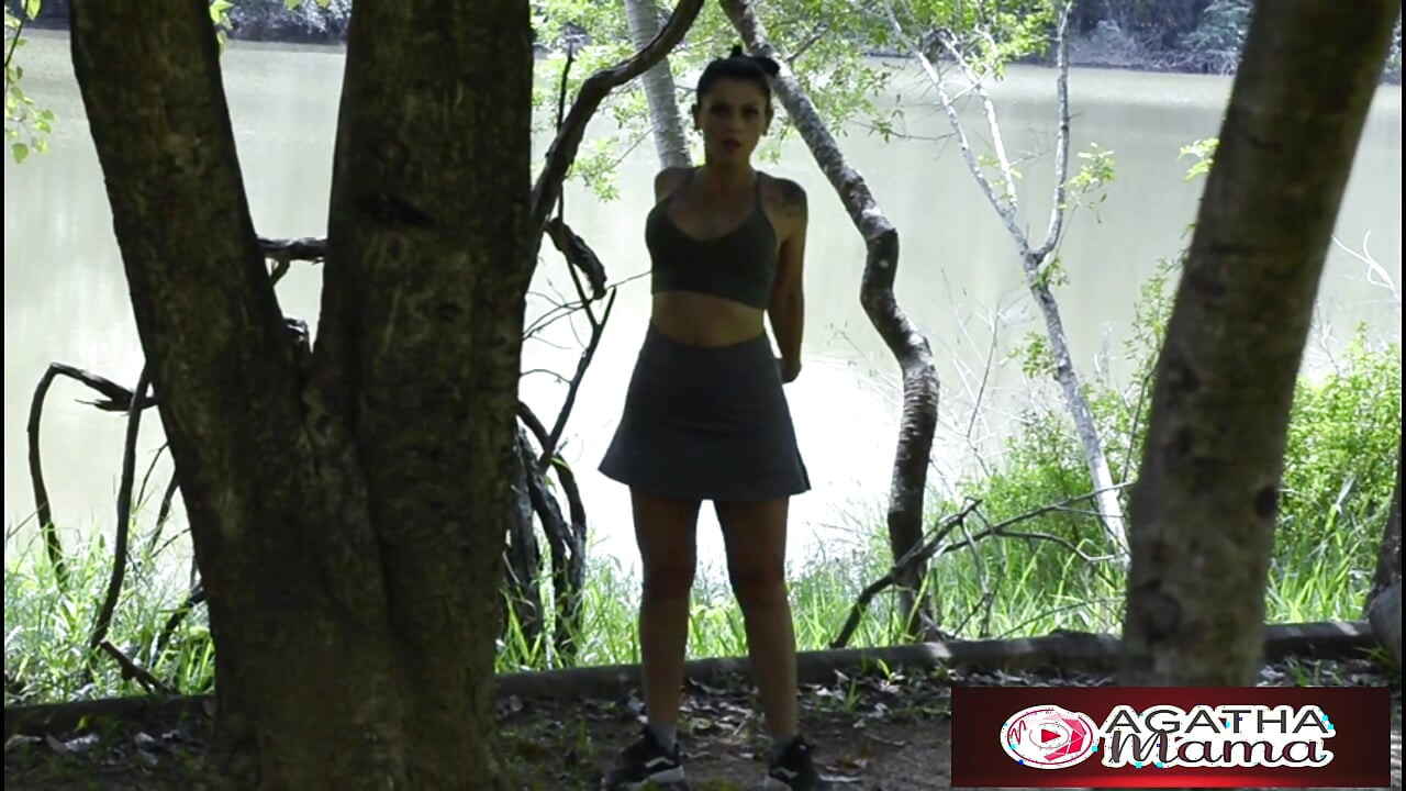 Agatha Mama in a Spectacular Cumshot After Workout