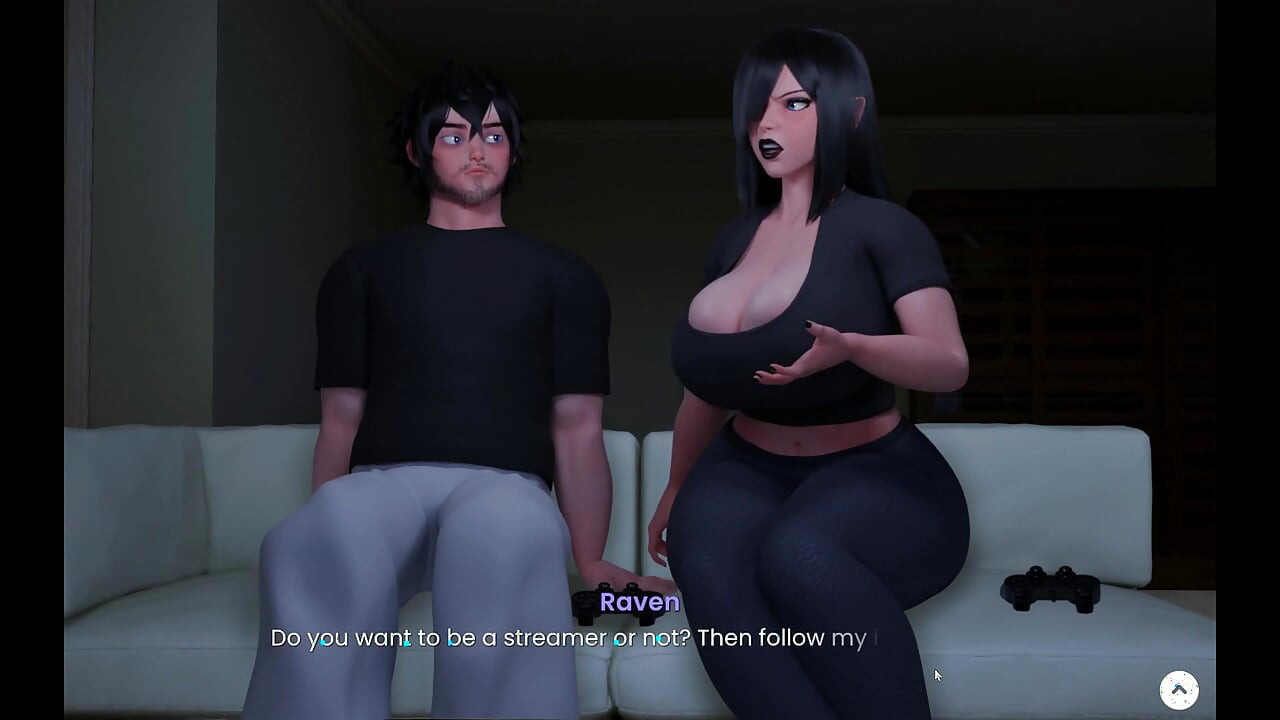 Mansion Days TABOO Hentai Game Ep.11 GAMER GIRL chupa meu PAU GIGANTE enquanto treina para STREAMING!