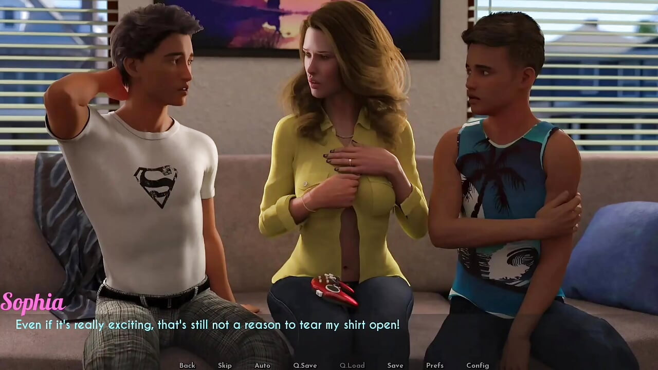 Boys ripped open Sophia shirt