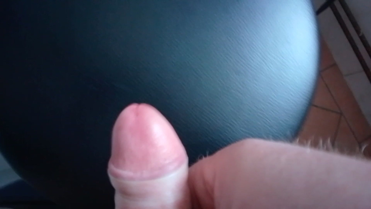 Cumshot in the bathroom