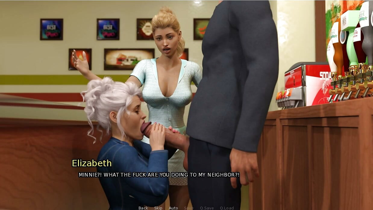 Grandma's House - Gameplay -roleplay - Employee Caught While Giving Blowjob to Her Neighbor and Midget Owner Joins