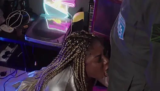 Space Babes Interracial Sci-fi Sex Scene
