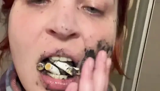 Self Human Ashtray Spit Ashtray Dirty Face