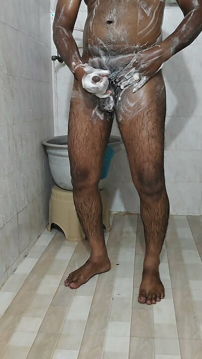 Hot Shower &  Handjob  Solo Bathroom Pleasure – 18+