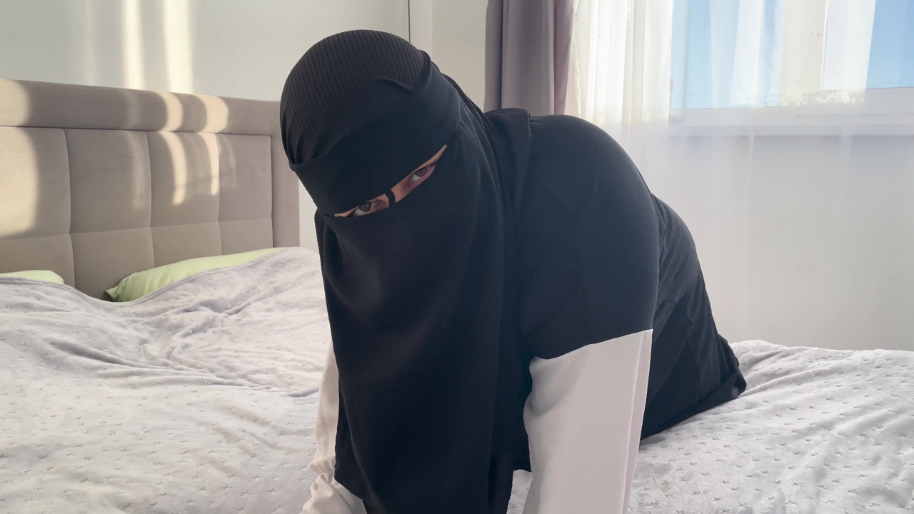 Arab milf with big tits gives hot instructions and really wants sex