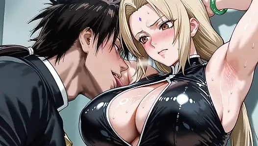 Suiryu (OPM) x Tsunade (Naruto)