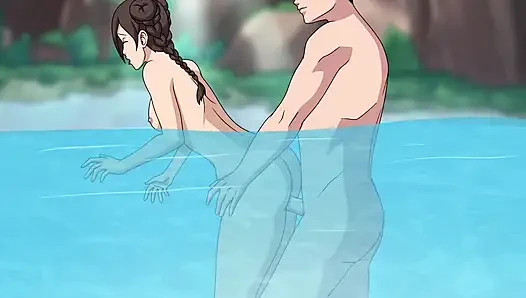 Seks intens di kolam renang