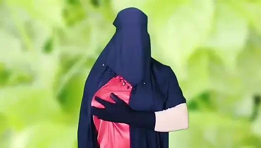 Bangladeshi beautiful woman wearing burqa masturbating sex and dirty talk