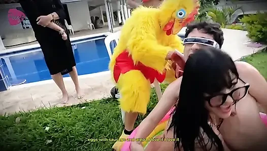 Pertarungan oli seks kedua, eleanor vs diego