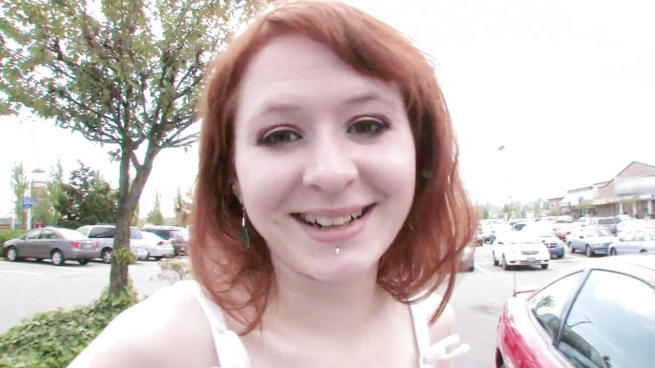 Redhead teen picked up and slammed after oral sex