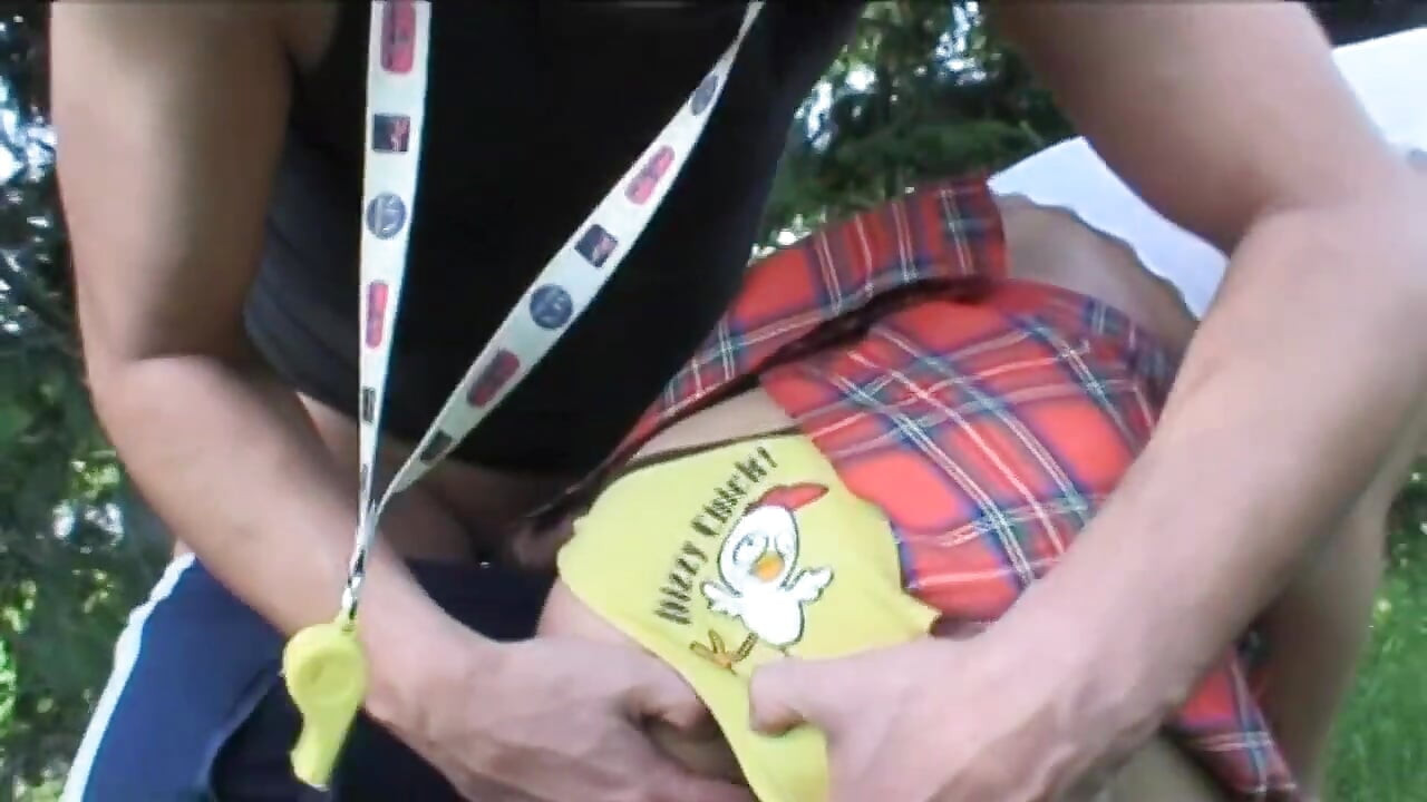 Cute and sweet teen picked up and fucked in a park