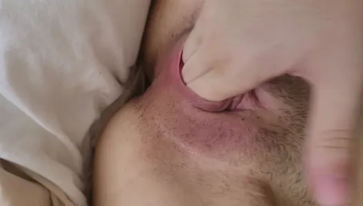 Finger her swollen sloppy pussy after fucking
