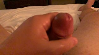 Big dick with cock ring firing off huge cum load