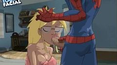 A pequena ajudante do Homem-Aranha, Gwen Stacy, fodeu com força