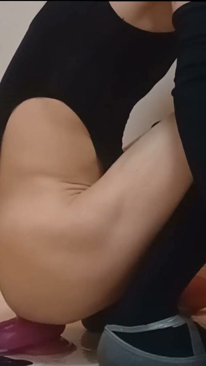 Sissy-Kuroko LongDress Anal Dildo | Clip 1