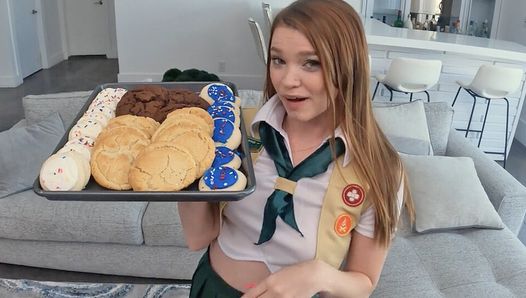 POVD - Cookie Girl taquine motivée baise une grosse bite