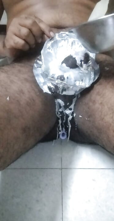 Wax Full cock and balls.
