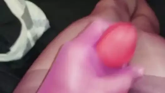 Külotlu çorap kırmızı boşalıyor