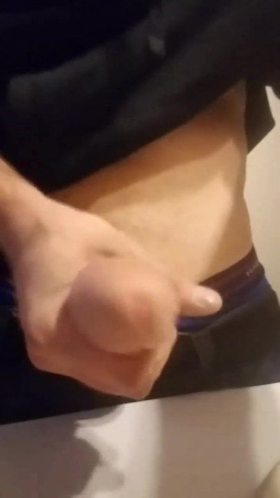 Jerking big dick