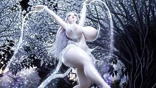 Mature Forest Shibari Suspension Enchanted Branches 3D