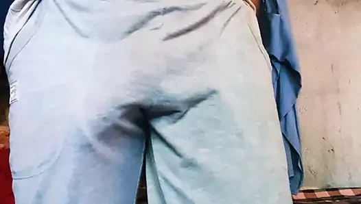 Old man mastrubation jerking off