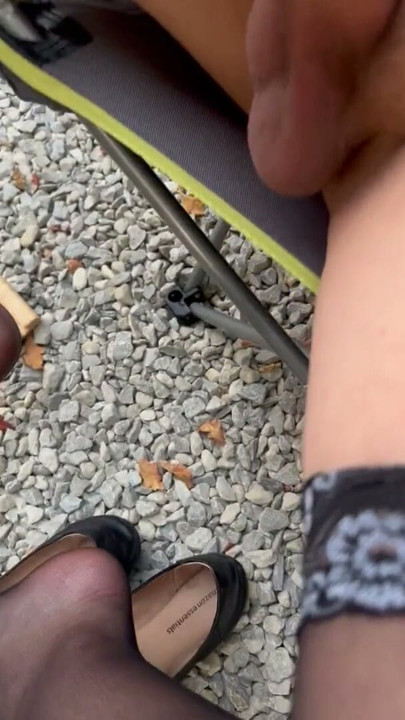 Sissy masturbation outdoors | Clip 1