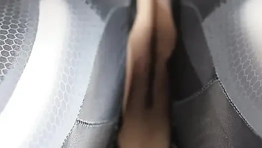 SPIDERMAN COSPLAY GIRL IS TRYING ON HER COSTUME AND EVEN GETS STUNG UNTIL IT COMES OUT IN THE PUSSY